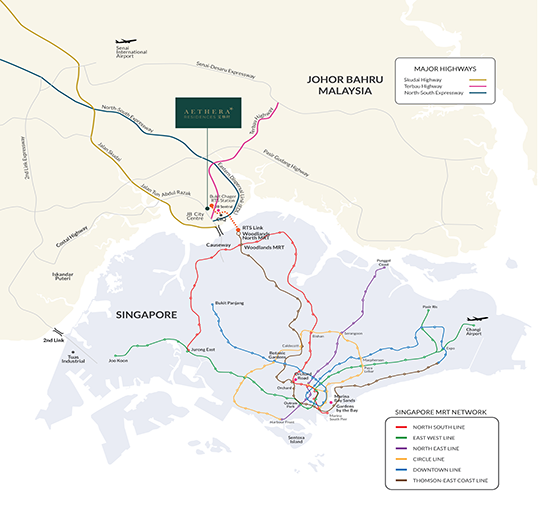 Aethera Residences location and surroundings
